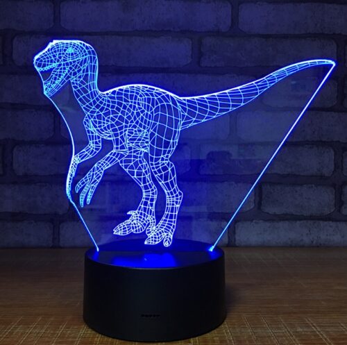3d night light bedroom atmosphere lamp