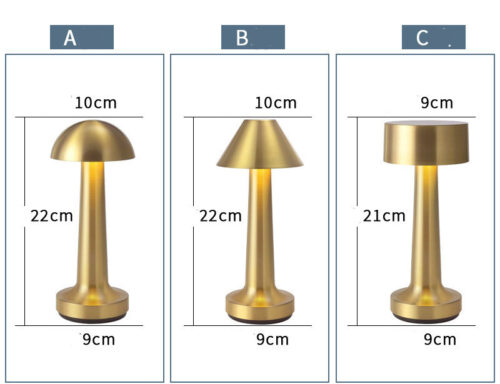 Vintage Metal Table Lamp - Image 2