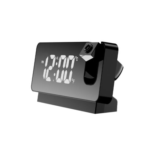 3D Projection Alarm Clock LED Mirror - Clock Display With Snooze Function - Image 4