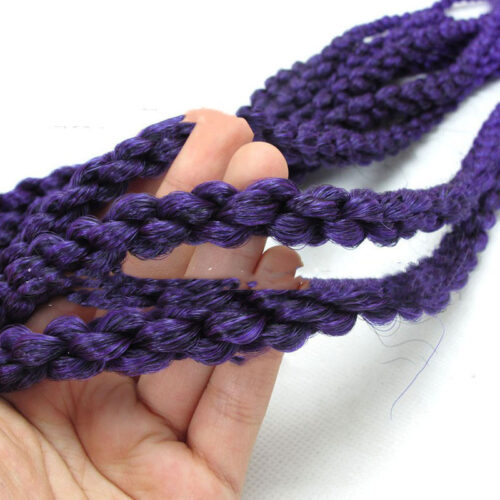 Crochet Braid Hair Synthetic Black Brown For Women - Image 6