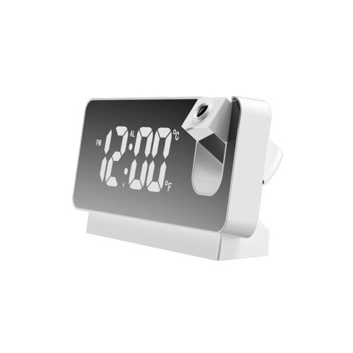 3D Projection Alarm Clock LED Mirror - Clock Display With Snooze Function - Image 6