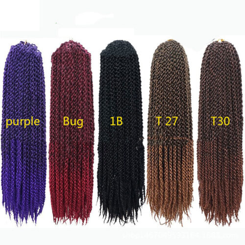 Crochet Braid Hair Synthetic Black Brown For Women - Image 4