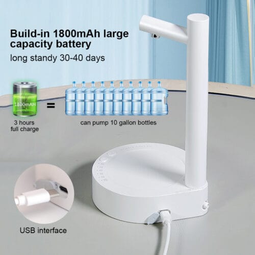 Rechargeable Water Desk Dispenser - Image 7