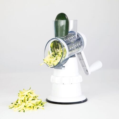 Vegetable Cutter Round Mandoline Slicer Potato Julienne Carrot Grater Cheese - Image 4