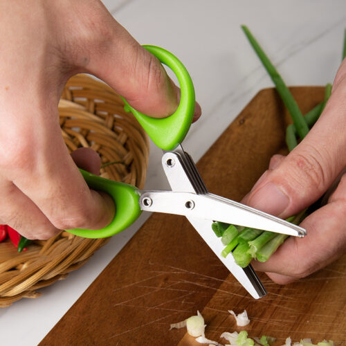 5 Blade Kitchen Salad Scissors - Image 2