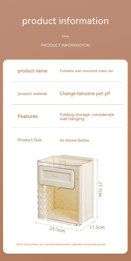 Foldable Hanging Trash Can - Image 3