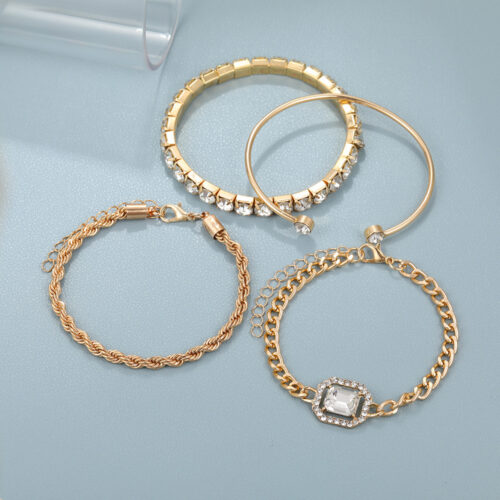 Fashion Jewelry 4 Pcs Crystal Bracelet - Image 7