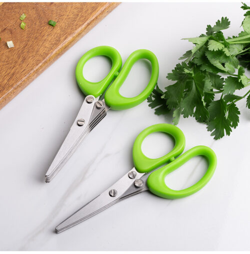 5 Blade Kitchen Salad Scissors - Image 6