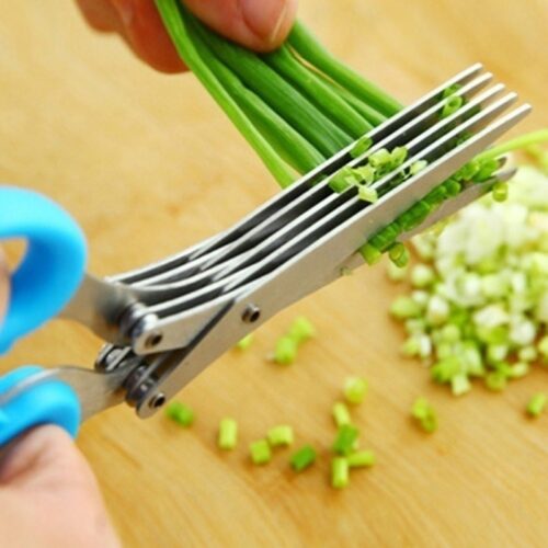 5 Blade Kitchen Salad Scissors - Image 3