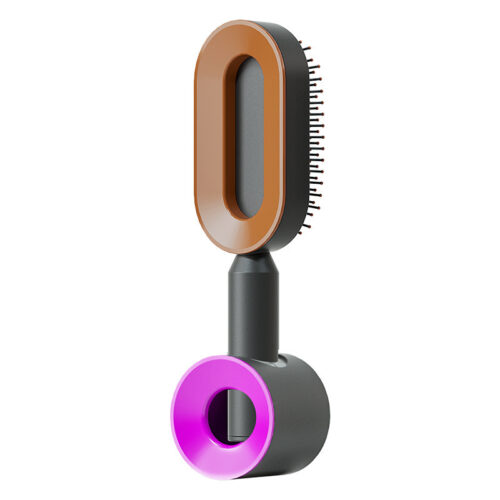 Self Cleaning Hair Brush For Women - Image 2